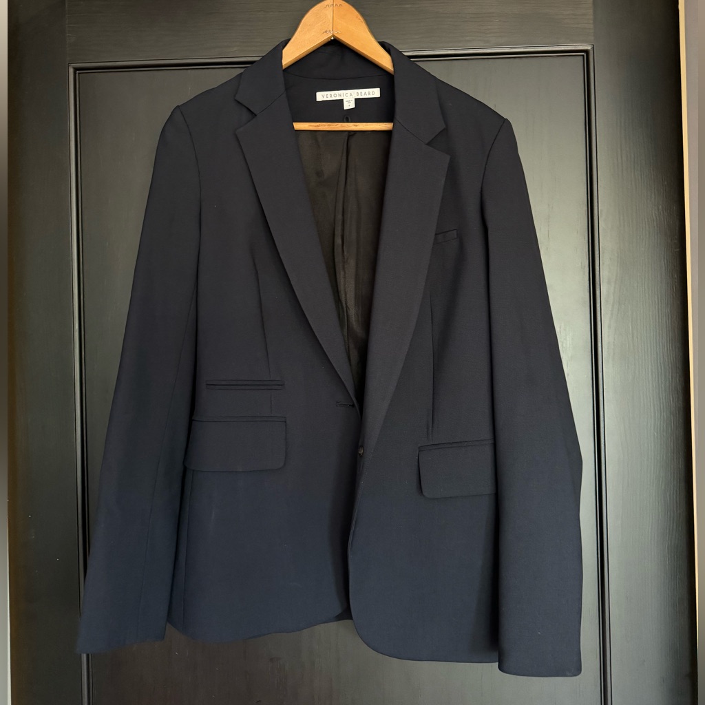 Veronica Beard Classic Women’s Dickey Jacket In Navy, Size 4.